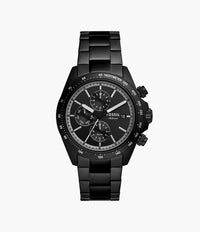 Autocross Multifunction Black Stainless Steel Watch FS6125