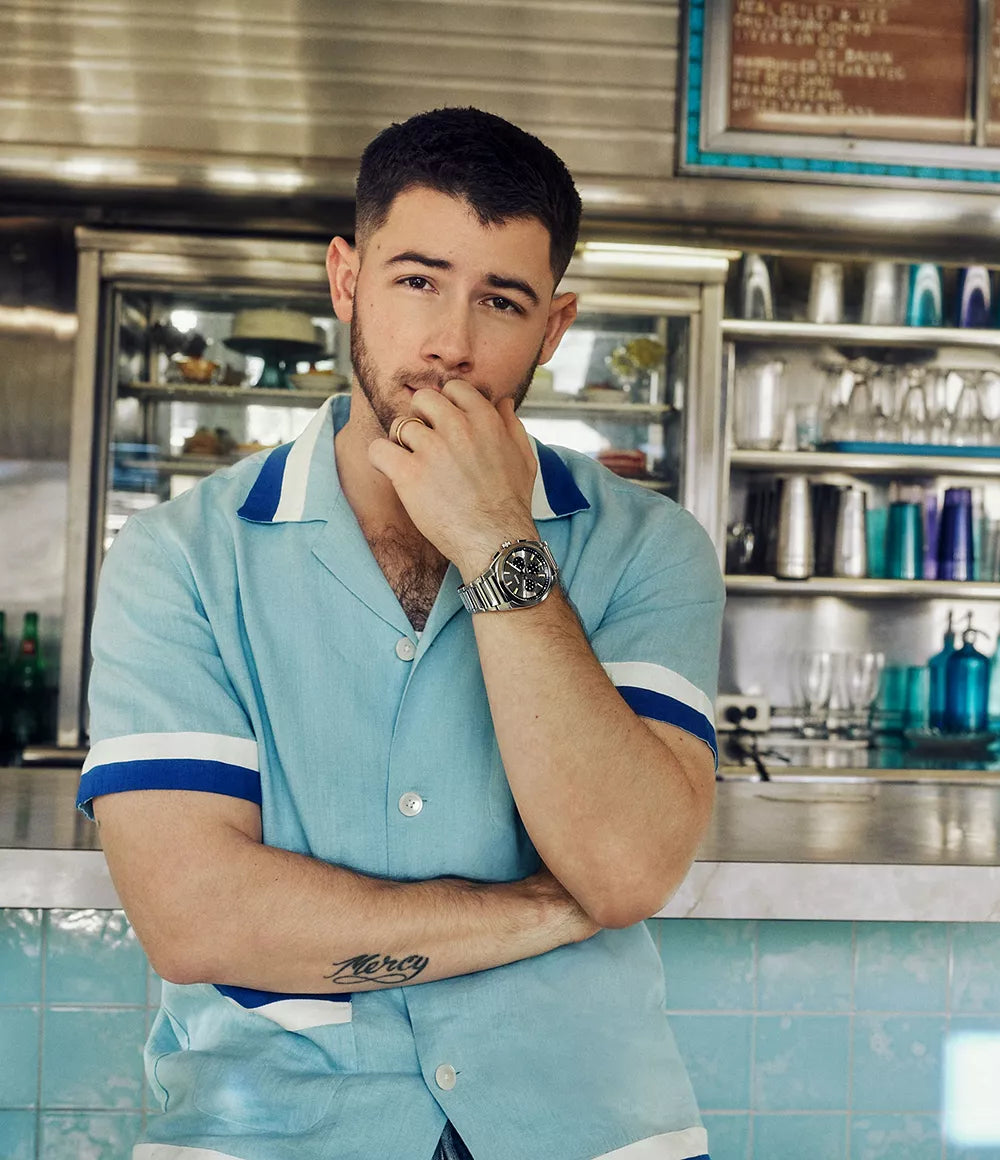 Everett Chronograph Stainless Steel Watch FS6128