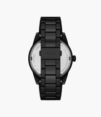 Pearson 42mm Multifunction Black Stainless Steel Watch FS6135