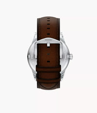 Pearson Multifunction Brown Leather Watch FS6137