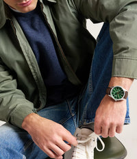 Pearson Multifunction Brown Leather Watch FS6137