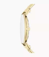 Minimalist 44mm Three-Hand Gold-Tone Stainless Steel Watch FS6181