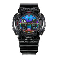 G-SHOCK ANALOG-DIGITAL GA-100 SERIES WATCH GA-100RGB-1ADR