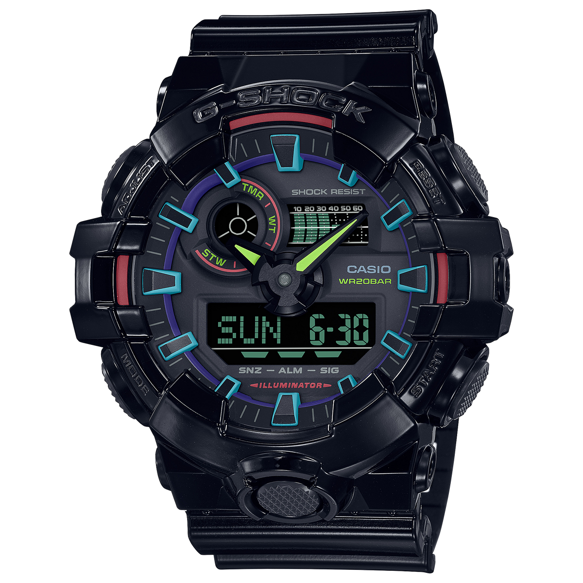 ANALOG-DIGITAL GA-700 SERIES WATCH GA-700RGB-1ADR