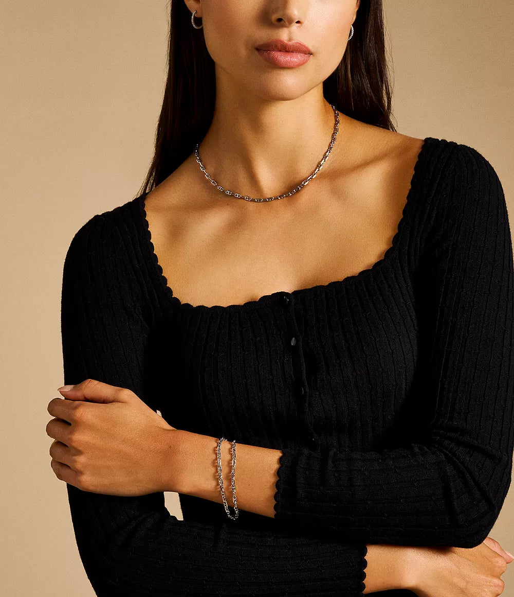 Heritage D-Link Stainless Steel Chain Bracelet JA7245040