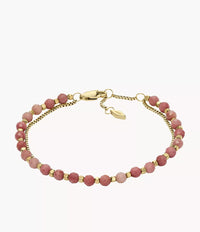 JF04682710 - Fossil All Stacked Up Pink Rhodochrosite Multi-Strand Bracelet For Women