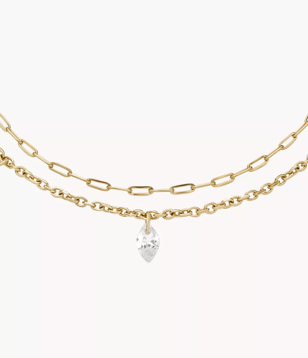 Ellis Shaky Glitz Gold-Tone Stainless Steel Multi-Strand Bracelet JF04895710