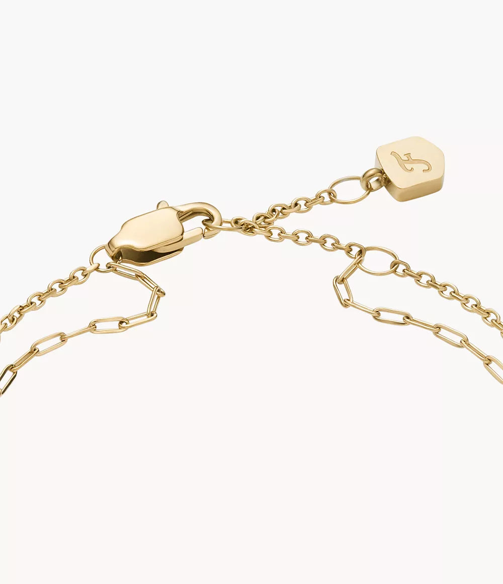 Ellis Shaky Glitz Gold-Tone Stainless Steel Multi-Strand Bracelet JF04895710