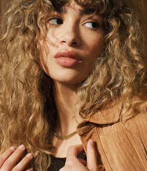 JF04900710 Arden Watch Links Gold-Tone Stainless Steel Chain Necklace