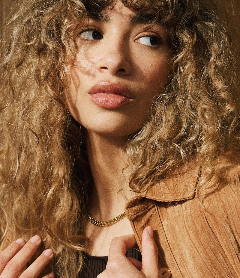 JF04900710 Arden Watch Links Gold-Tone Stainless Steel Chain Necklace