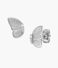 JFS00621040 - Fossil Sterling Silver Butterflies Stud Earrings For Women