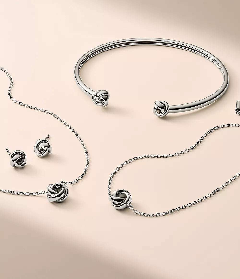 Sawyer Love Knot Stainless Steel Cuff Bracelet JOF01055040