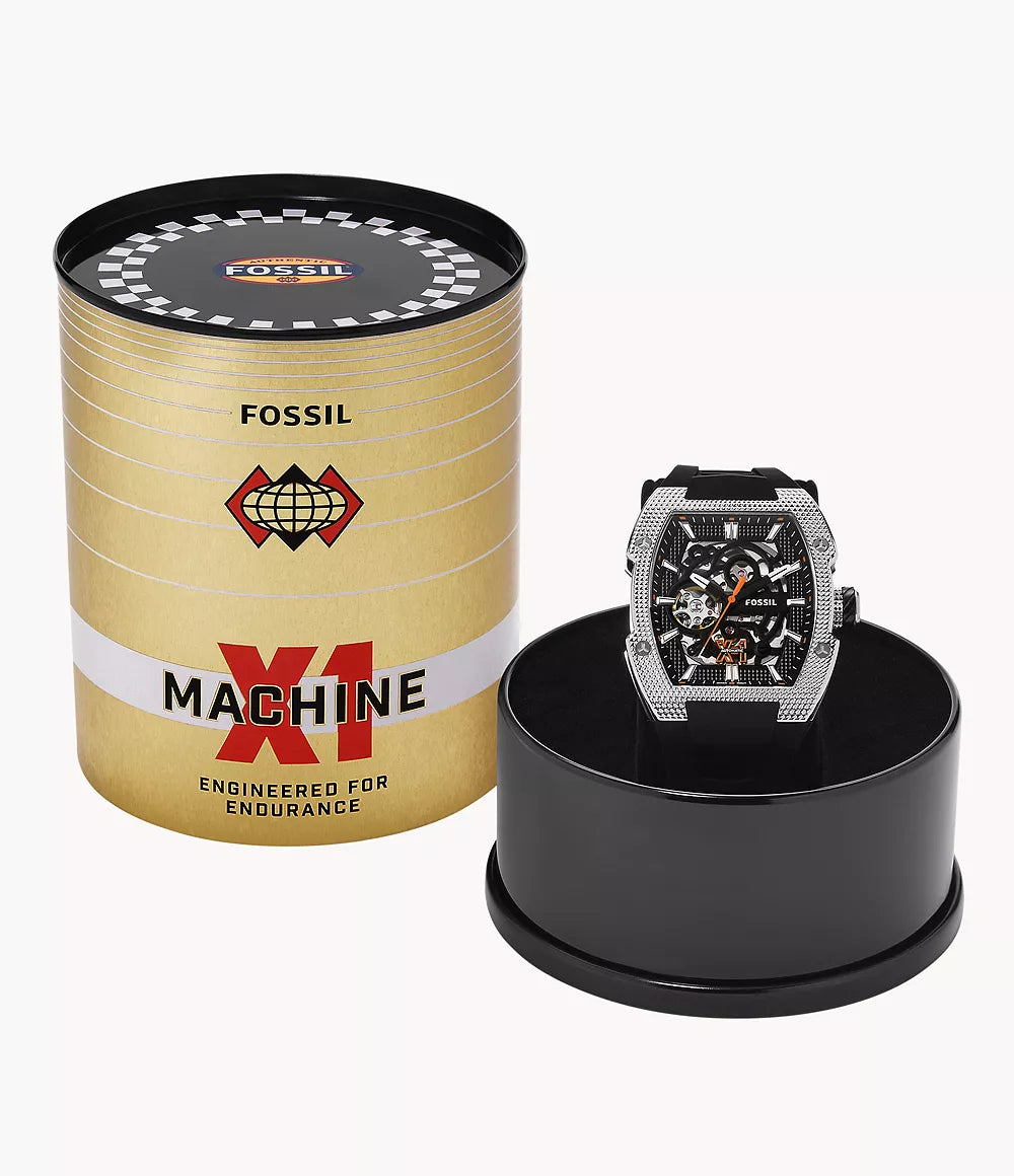 Machine X1 Automatic Black Silicone Watch ME3282