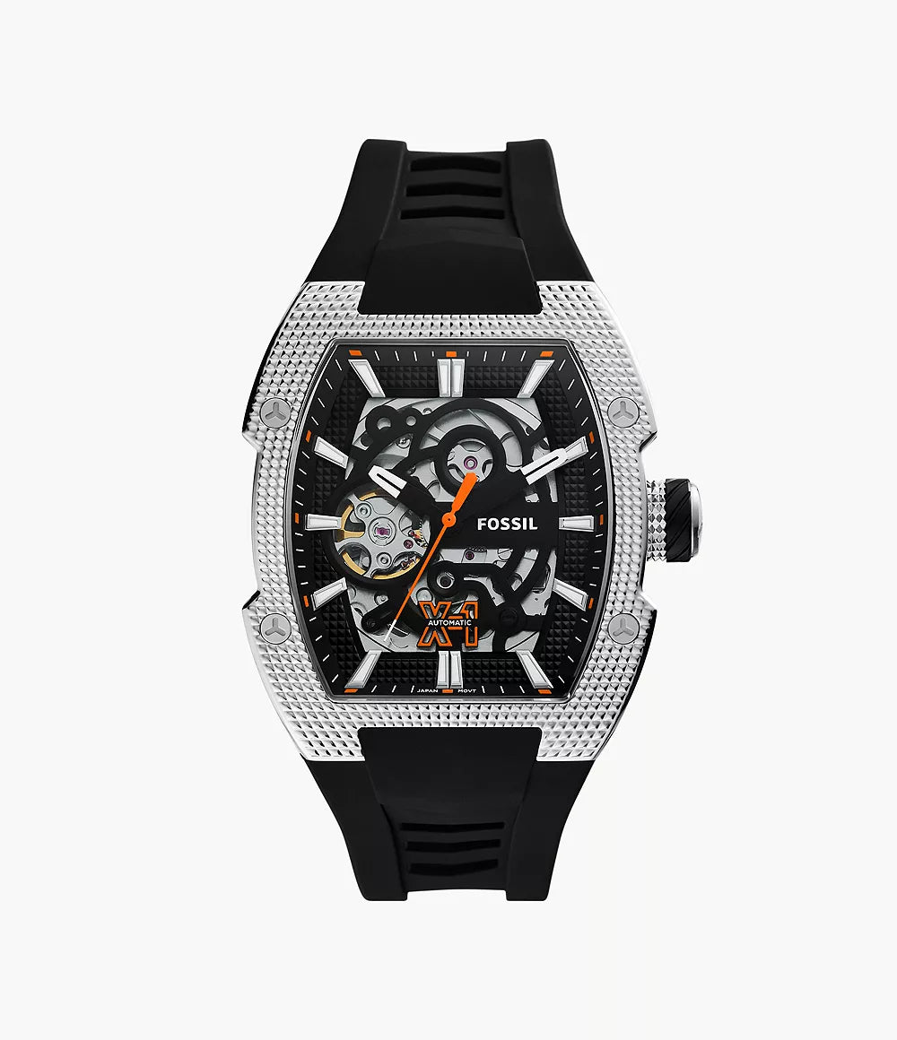 Machine X1 Automatic Black Silicone Watch ME3282