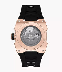 Machine X-1 42mm Automatic Black Silicone Watch ME3283