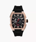 Machine X-1 42mm Automatic Black Silicone Watch ME3283