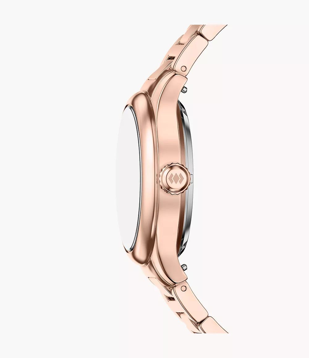 Gilmore Automatic Rose Gold-Tone Stainless Steel Watch ME3287