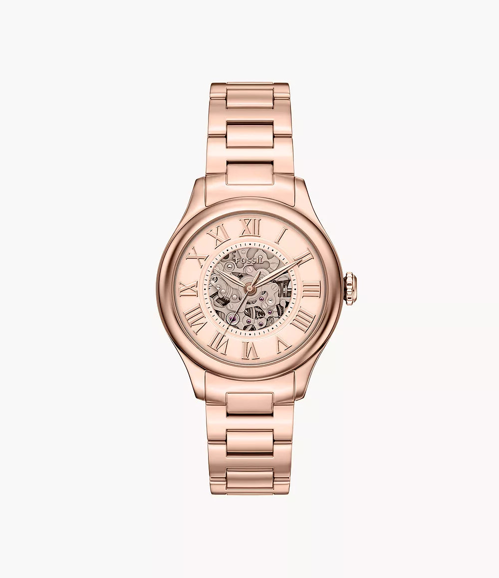 Gilmore Automatic Rose Gold-Tone Stainless Steel Watch ME3287