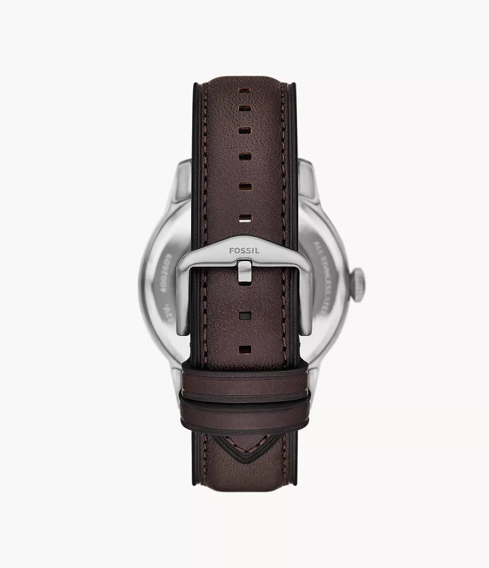 Townsman Automatic Brown Leather Watch ME3291