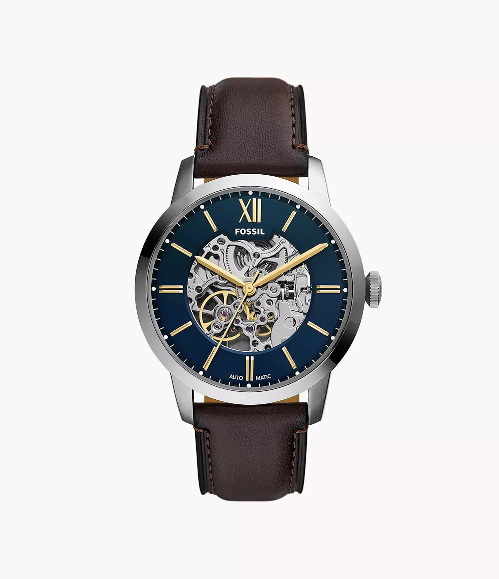 Townsman Automatic Brown Leather Watch ME3291