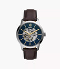Townsman Automatic Brown Leather Watch ME3291