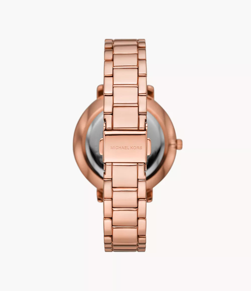 MK4594 Michael Kors Pyper Three-Hand Rose Gold-Tone Alloy Watch