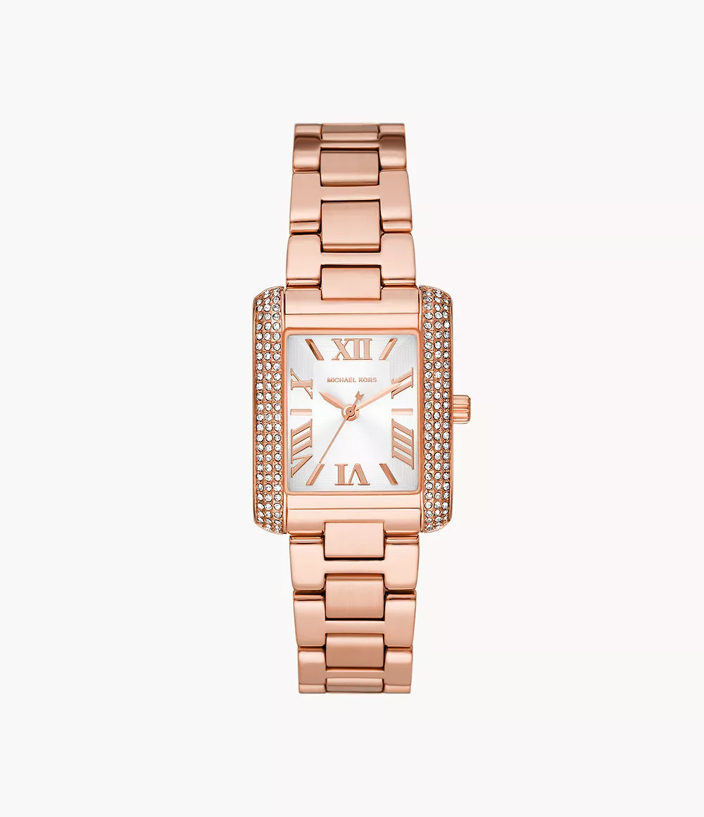 MK4641 Michael Kors Emery Three-Hand Rose Gold-Tone Stainless Steel Watch