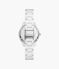 MK4649 Michael Kors Liliane Three-Hand White Ceramic Watch