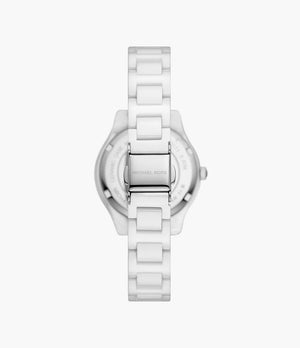 MK4649 Michael Kors Liliane Three-Hand White Ceramic Watch