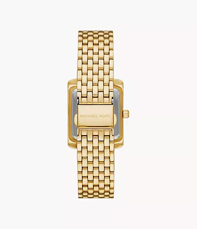 Michael Kors Emery Three-Hand Gold-Tone Stainless Steel Watch MK4742