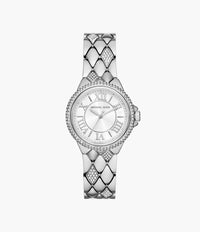 Michael Kors Camille Three-Hand Stainless Steel Watch MK4804