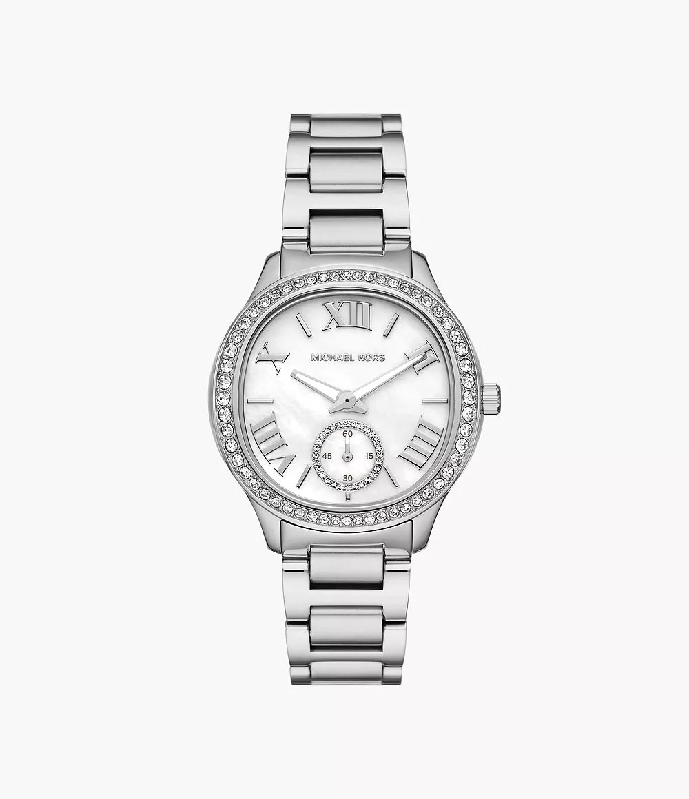 Michael Kors Sage Three-Hand Stainless Steel Watch MK4807