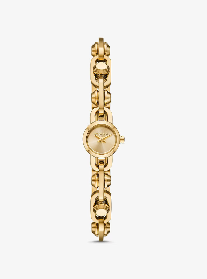 Michael Kors Mini Astor Link Gold-Tone Bracelet Watch MK4871