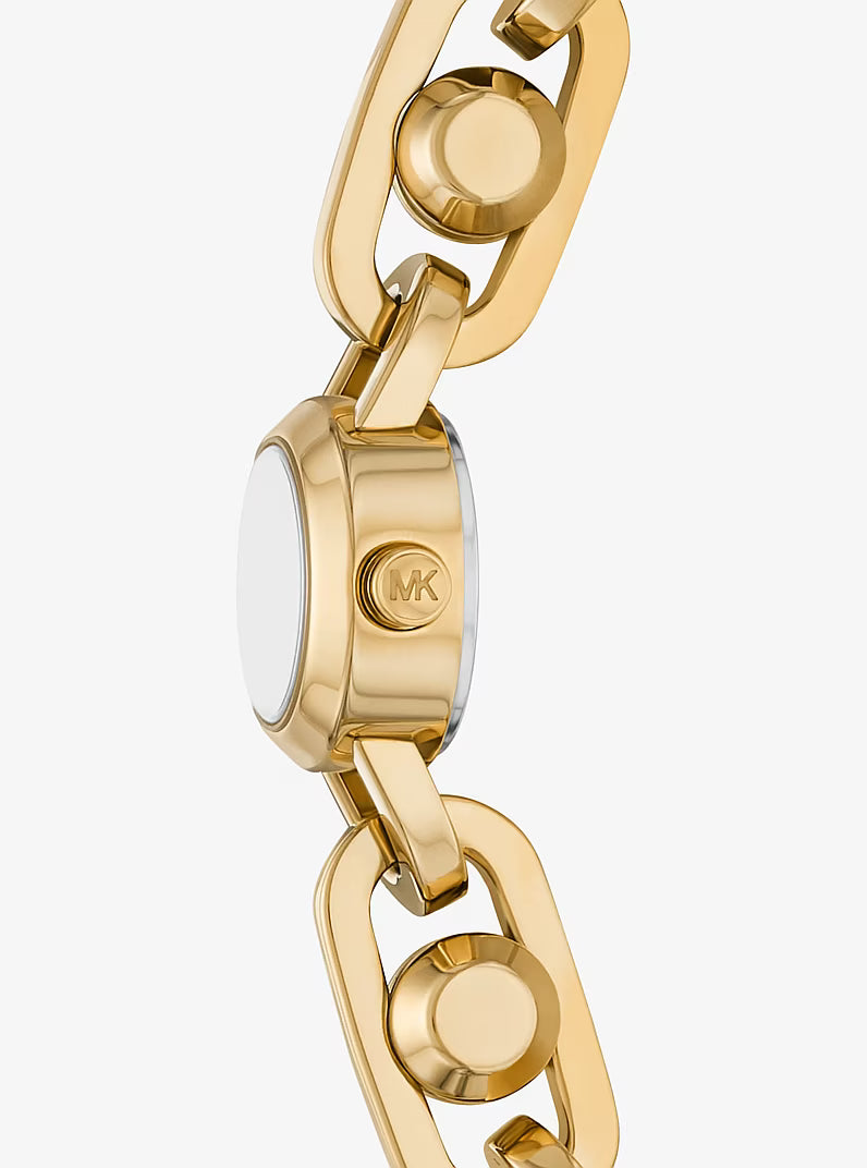 Michael Kors Mini Astor Link Gold-Tone Bracelet Watch MK4871