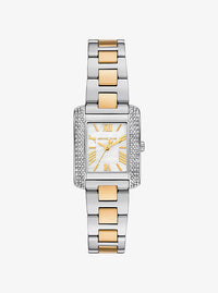 Petite Emery Pavé Two-Tone Watch MK4882