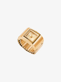 Darrington Gold-Tone Ring Watch MK4883