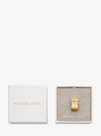 Darrington Gold-Tone Ring Watch MK4883
