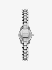 Petite Lexington Pavé Silver-Tone Watch and Jewelry Gift Set MK4948SET