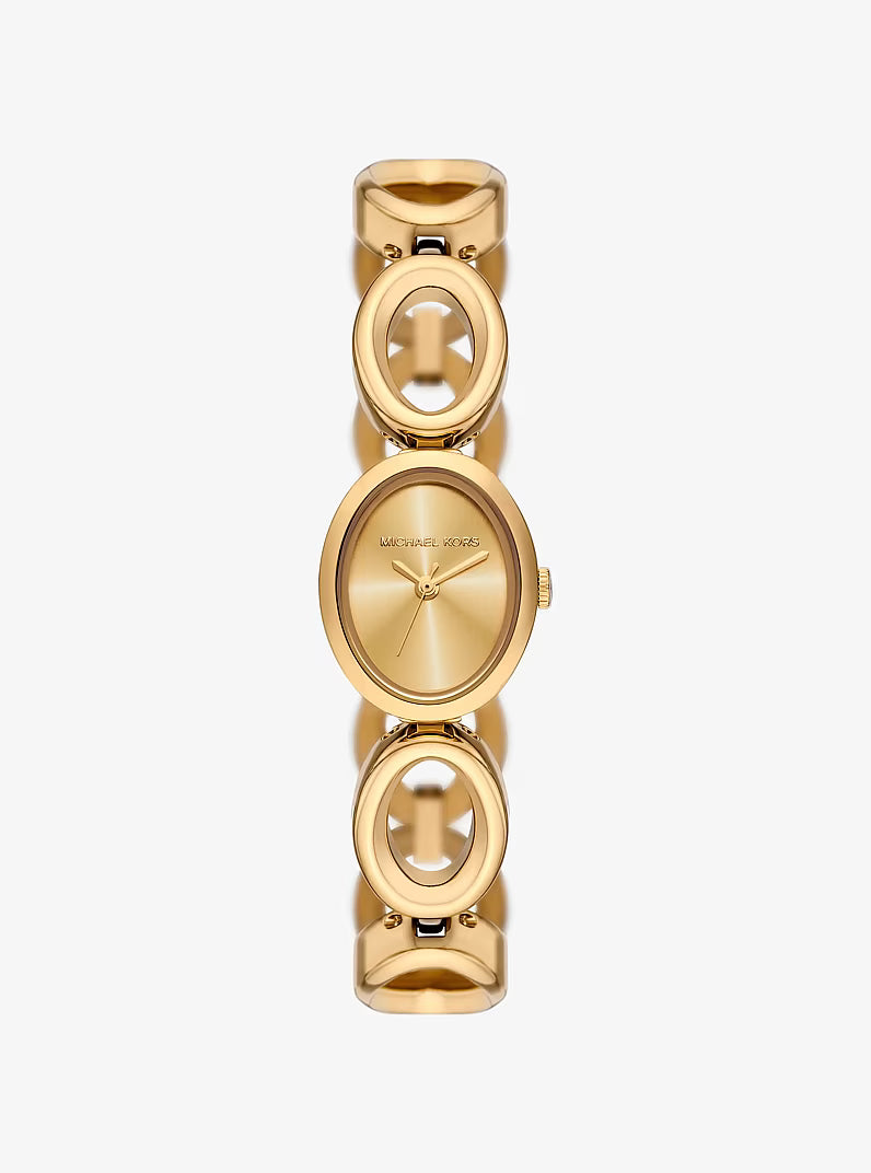 Mini Maude Gold-Tone Link Watch MK4957
