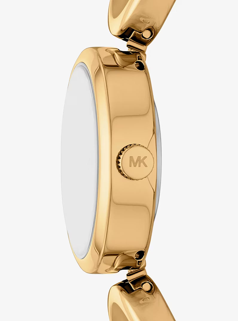 Mini Maude Gold-Tone Link Watch MK4957