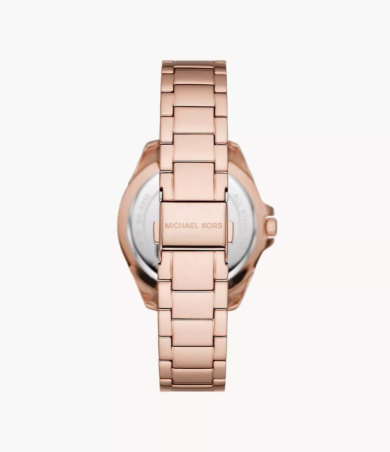 MK6930 Michael Kors Kacie Three-Hand Rose Gold-Tone Stainless Steel Watch