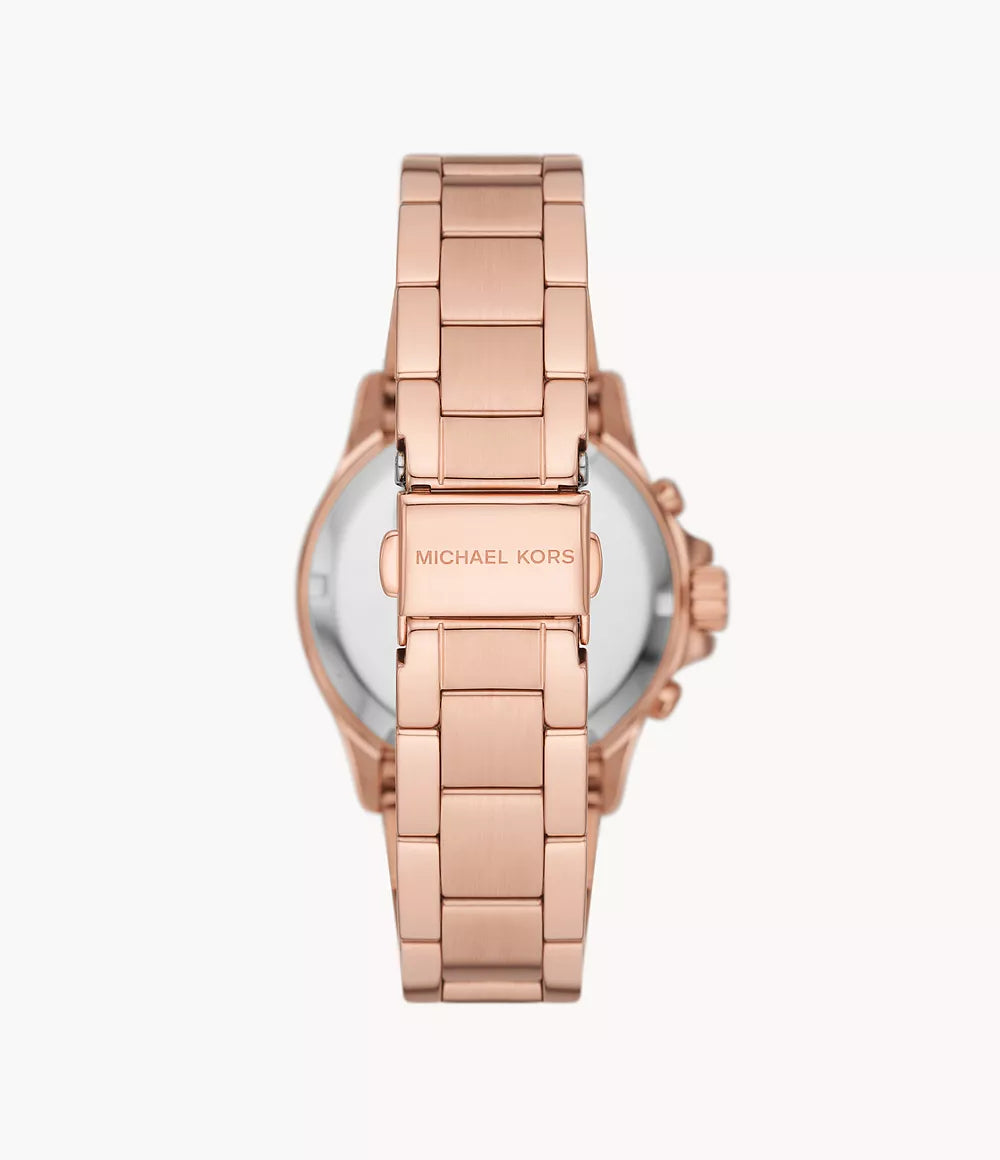 MK7213 Michael Kors Everest Chronograph Rose Gold-Tone Stainless Steel Watch