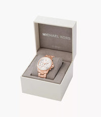 MK7213 Michael Kors Everest Chronograph Rose Gold-Tone Stainless Steel Watch