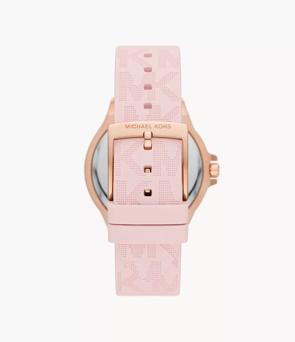 MK7282 Michael Kors Mini-Lennox Three-Hand Blush Silicone Watch