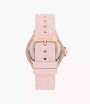 MK7282 Michael Kors Mini-Lennox Three-Hand Blush Silicone Watch