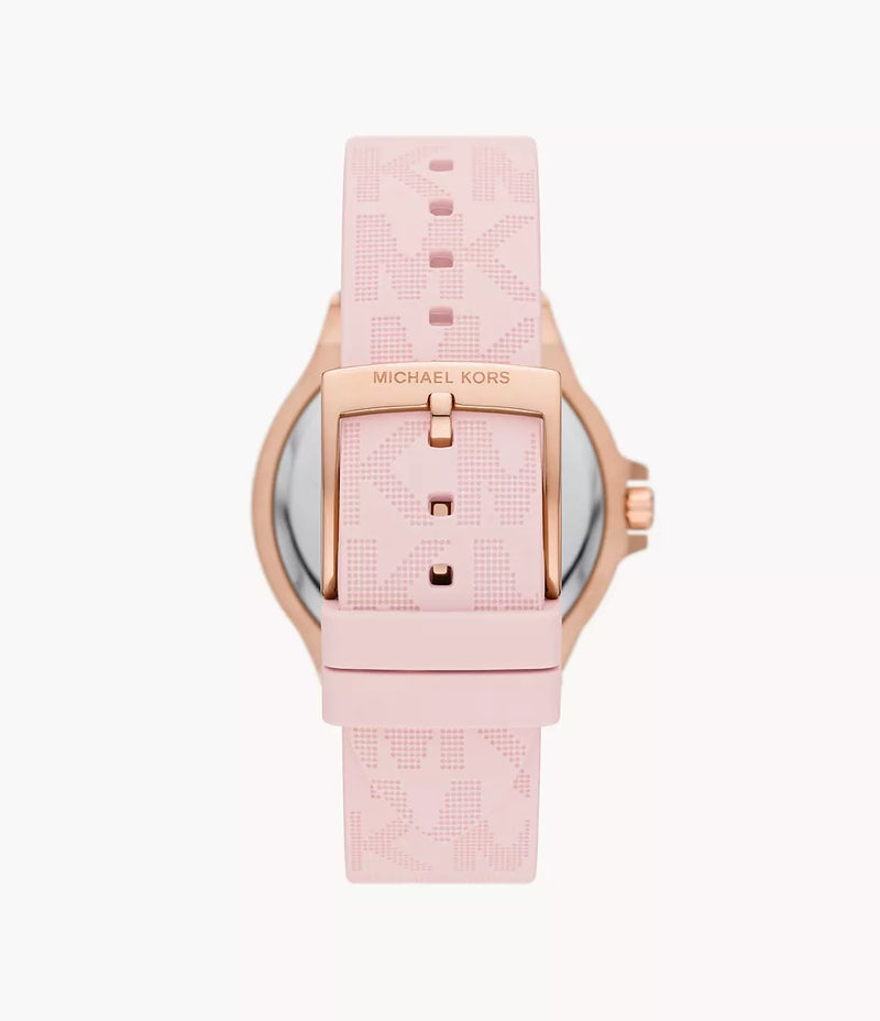 MK7282 Michael Kors Mini-Lennox Three-Hand Blush Silicone Watch