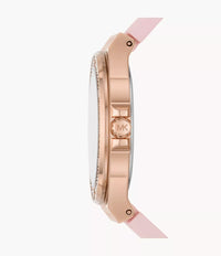 MK7282 Michael Kors Mini-Lennox Three-Hand Blush Silicone Watch