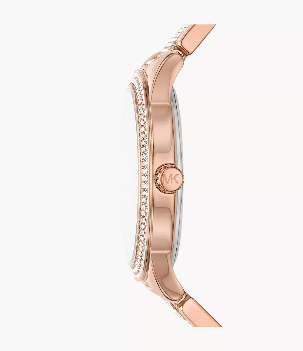 MK7293 Michael Kors Tibby Multifunction Rose Gold-Tone Stainless Steel Watch