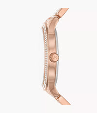 MK7293 Michael Kors Tibby Multifunction Rose Gold-Tone Stainless Steel Watch