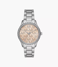 MK7298 Michael Kors Layton Three-Hand Stainless Steel Watch